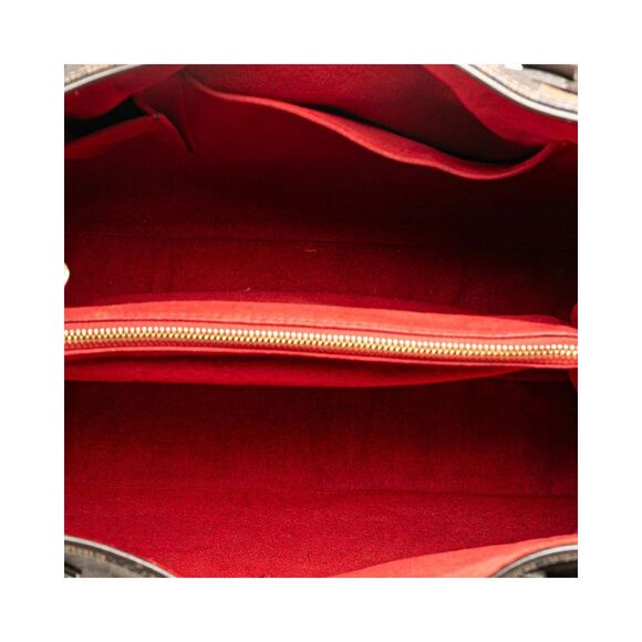 Pre Loved louis vuitton Damier Ebene Griet Women Brown Tote Bags - Picture 4 of 8